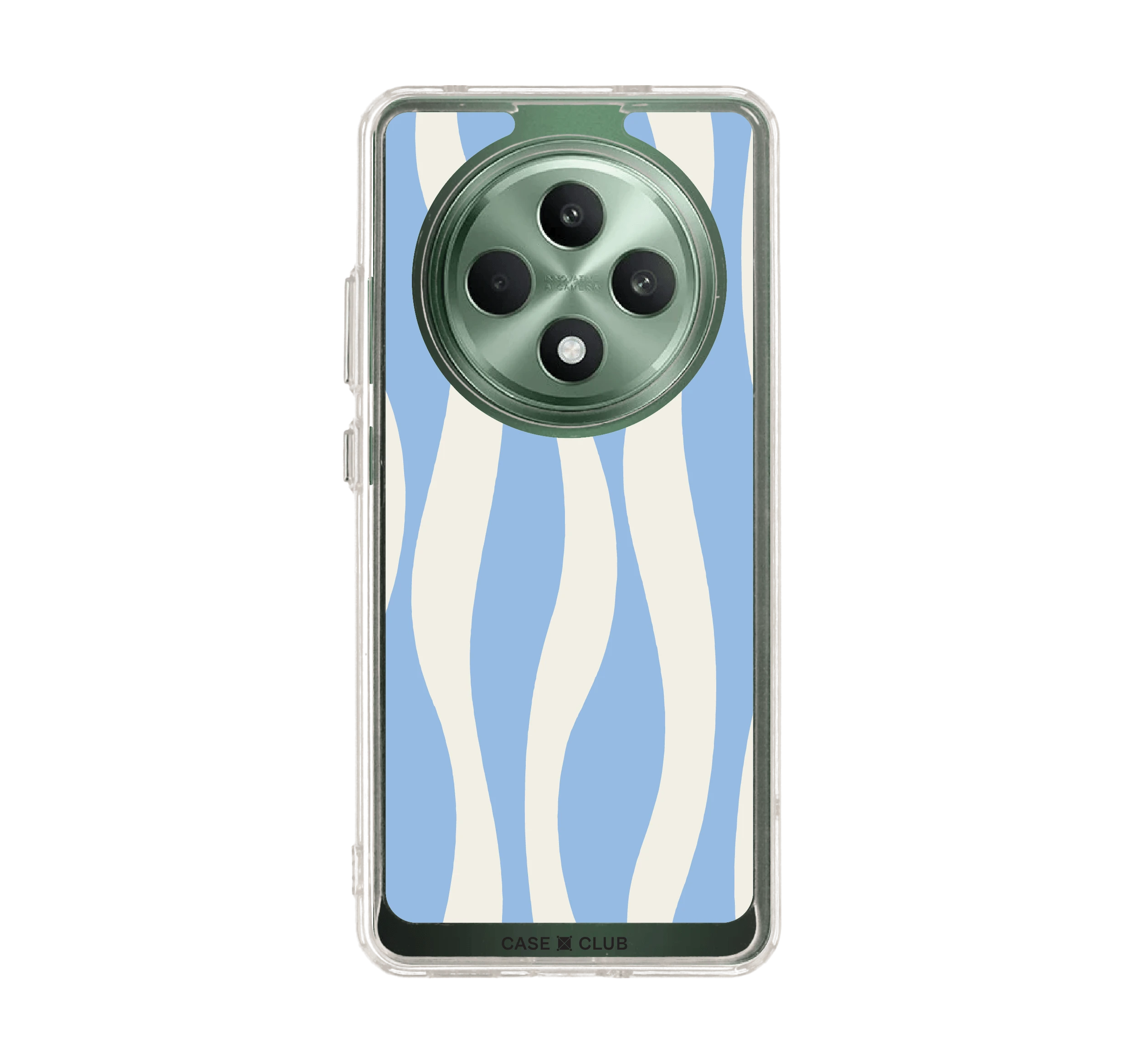 white & blue wavy pattern